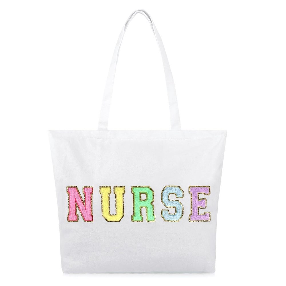 Nurse Tote Bag Perfect Nurse Gifts, Canvas Nursing Bag With xD